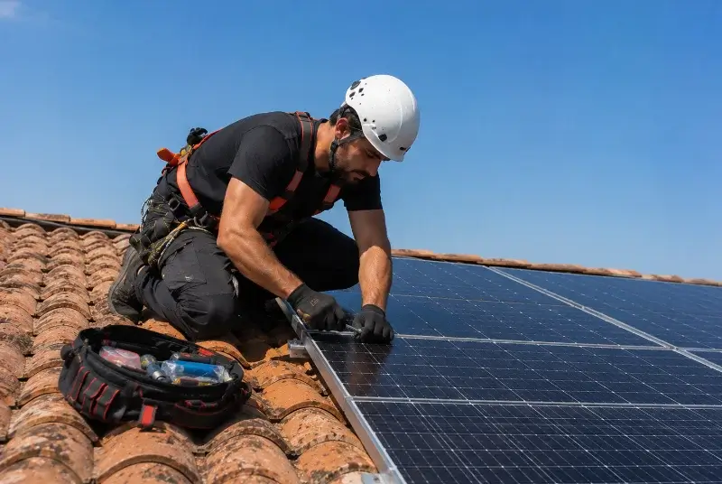 Maintenance et monitoring de panneaux solaires à Beautiran