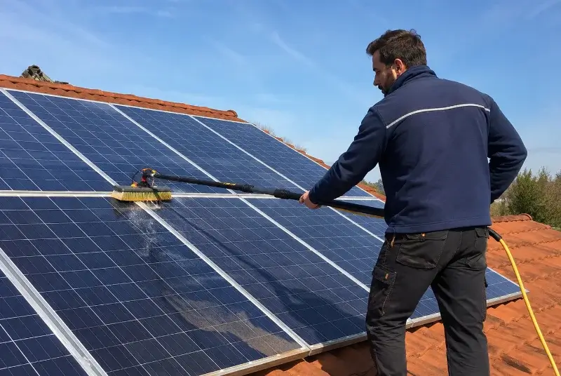 Nettoyage et entretien de panneaux solaires à Beautiran